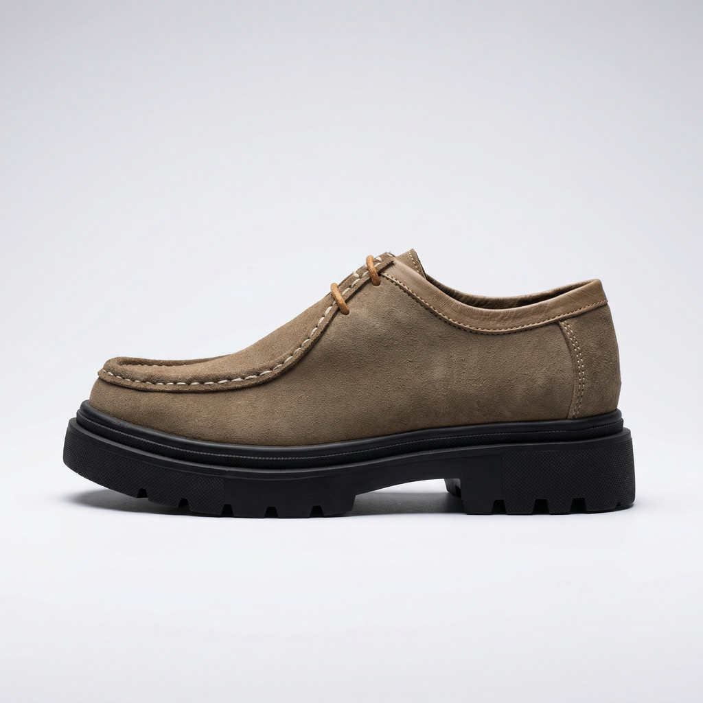 VELLANTE – SAND SUEDE DERBY