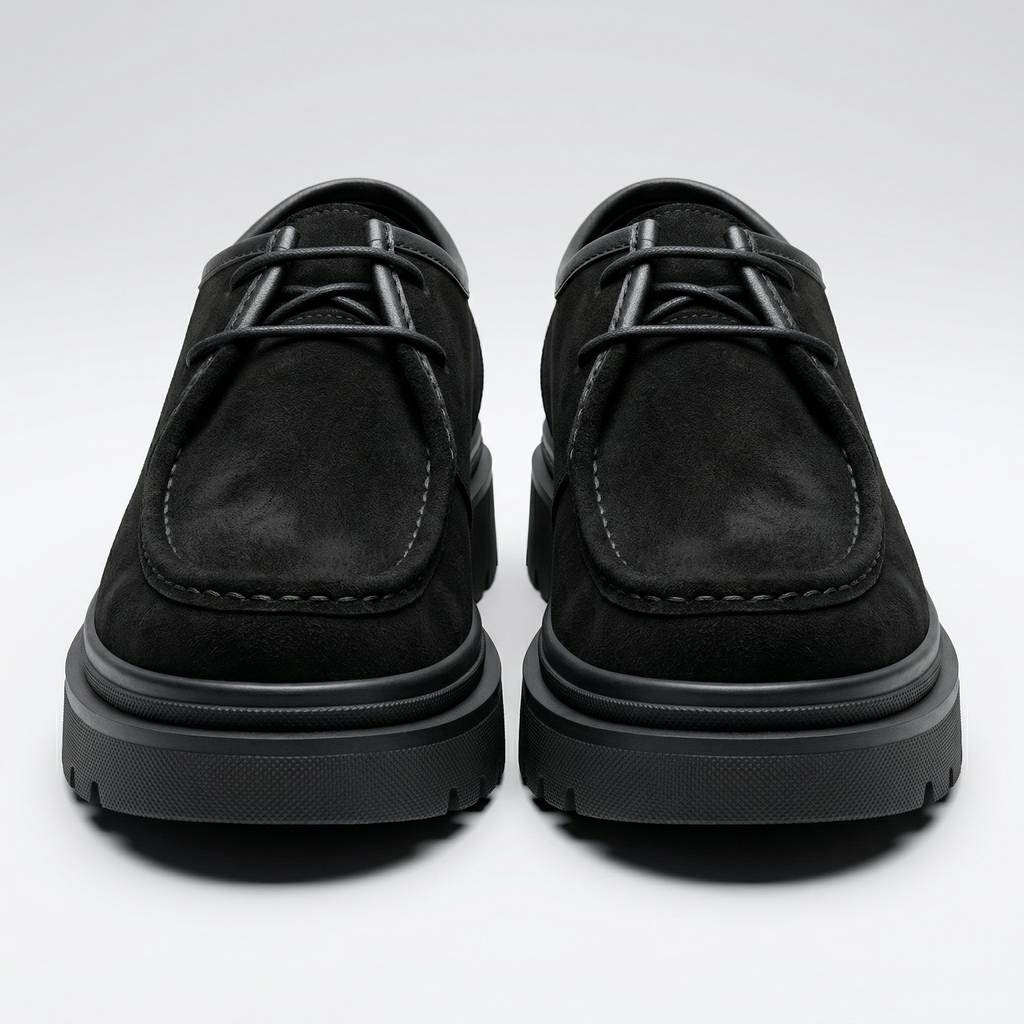 VELLANTE – BLACK SUEDE DERBY