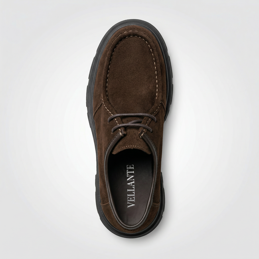 VELLANTE – BROWN SUEDE DERBY