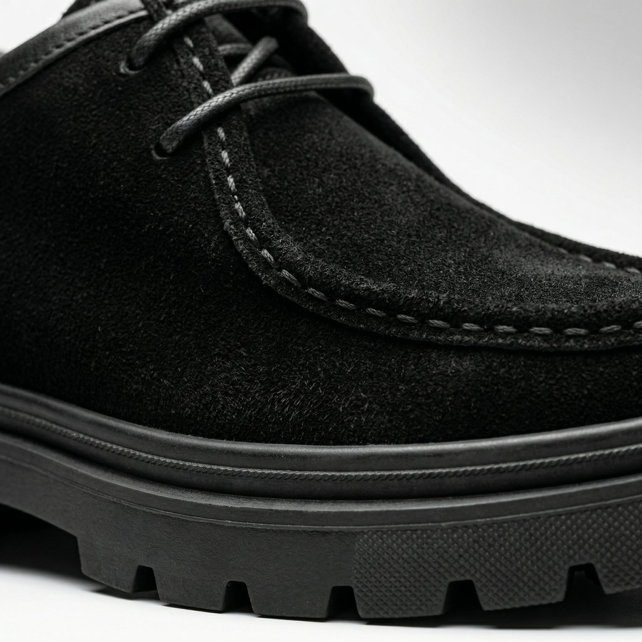 VELLANTE – BLACK SUEDE DERBY