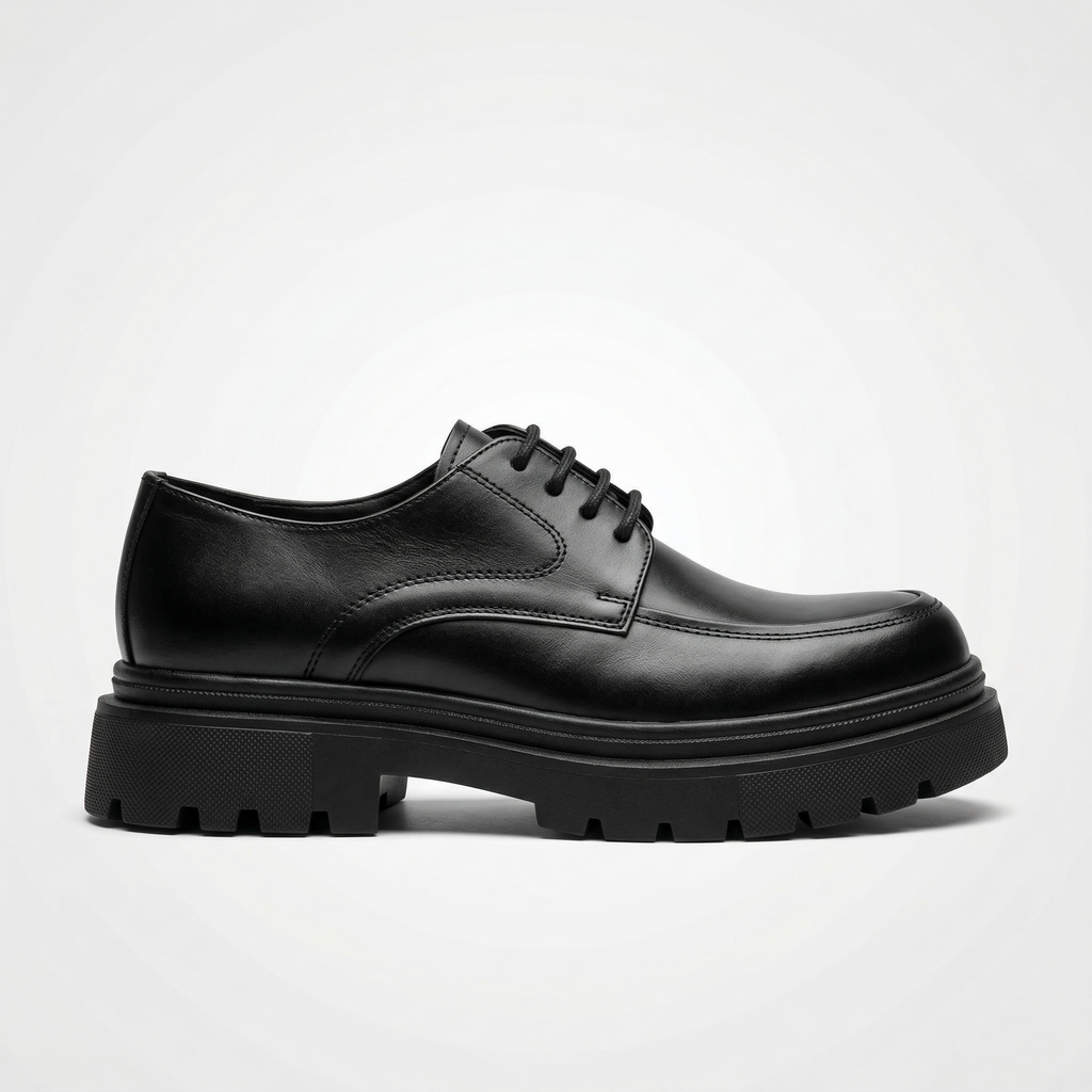 VELLANTE – BLACK REFINED DERBY