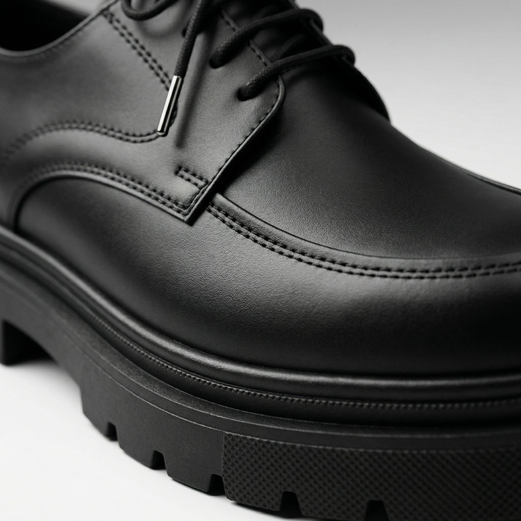 VELLANTE – BLACK REFINED DERBY